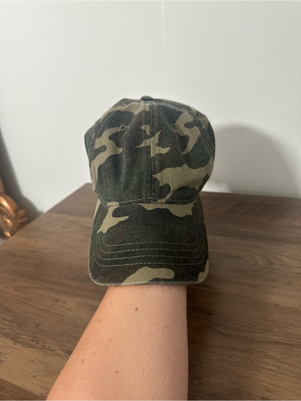 American Eagle Outfitters Green Camo Bucket Hat